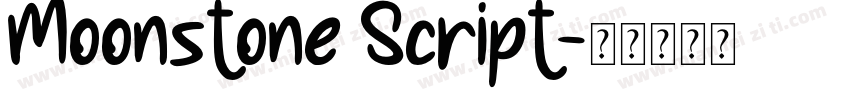 Moonstone Script字体转换